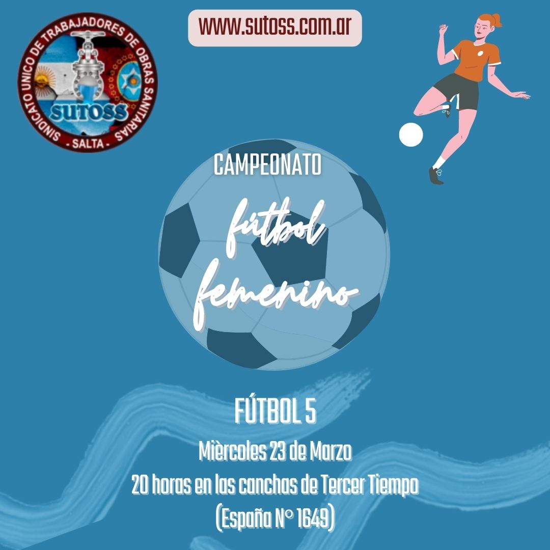 MES DE LA MUJER: Fútbol 5 femenino