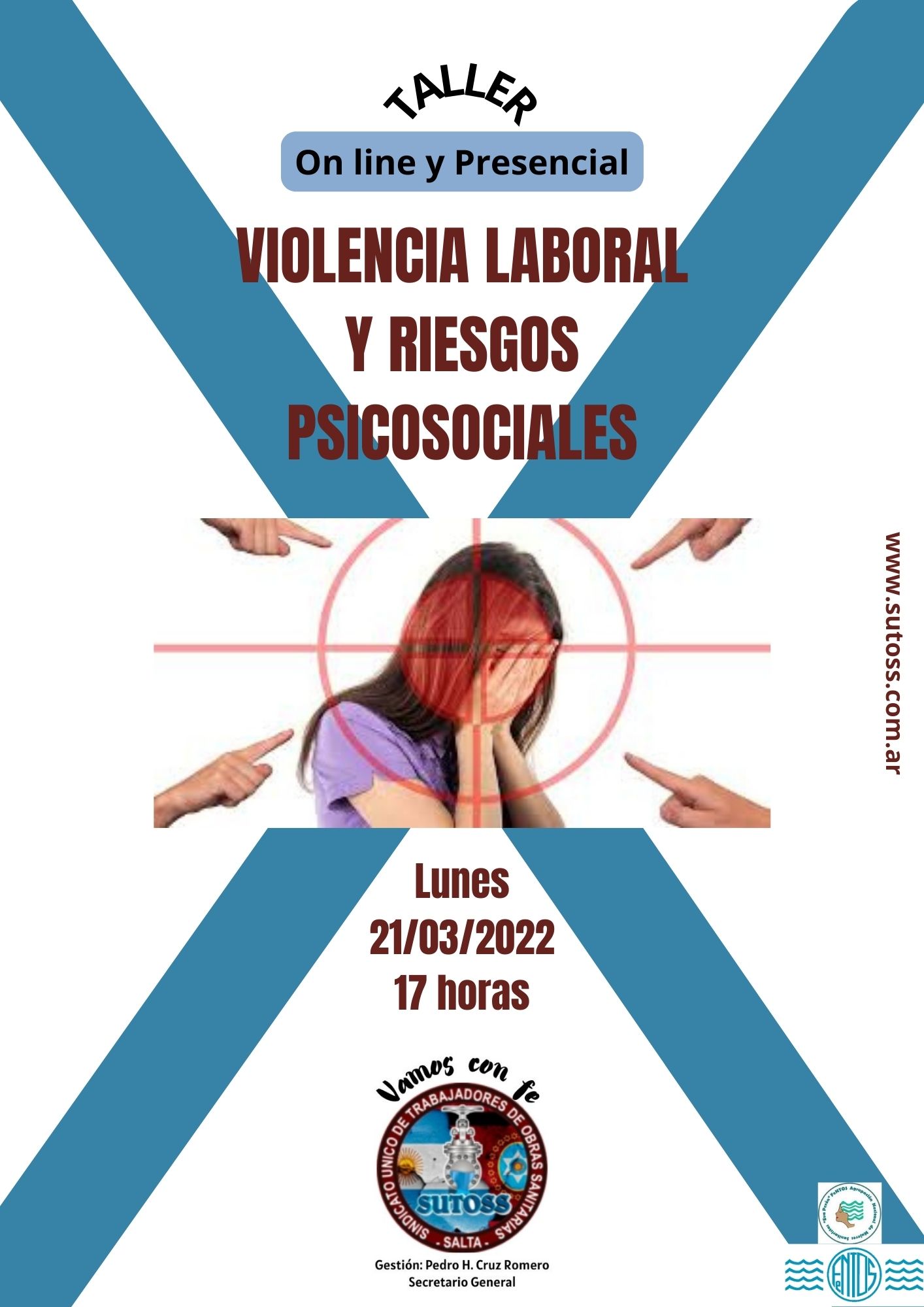 S.U.T.O.S.S Y FENTOSS INVITAN: CAPACITACIÓN SOBRE VIOLENCIA LABORAL Y RIESGOS PSICOSOCIALES