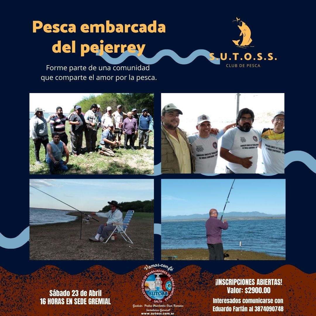 ATENTOS PESCADORES!!! SE VIENE LA SEGUNDA SALIDA!!!