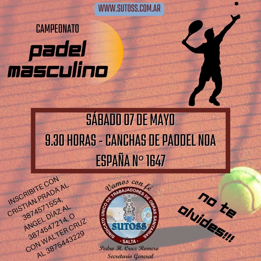 PADEL MASCULINO