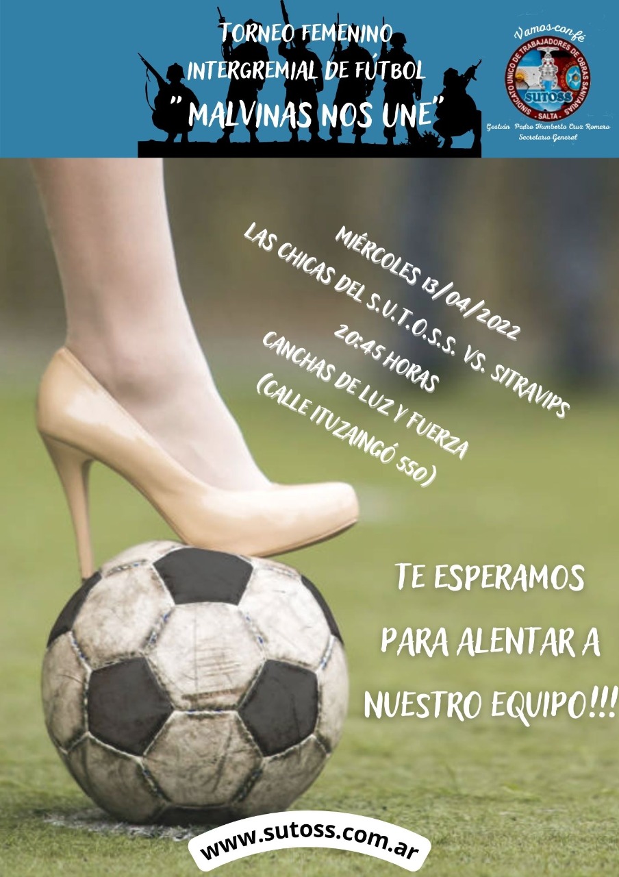 PUNTAPIÉ INICIAL PARA LAS MUJERES DEL S.U.T.O.S.S.!