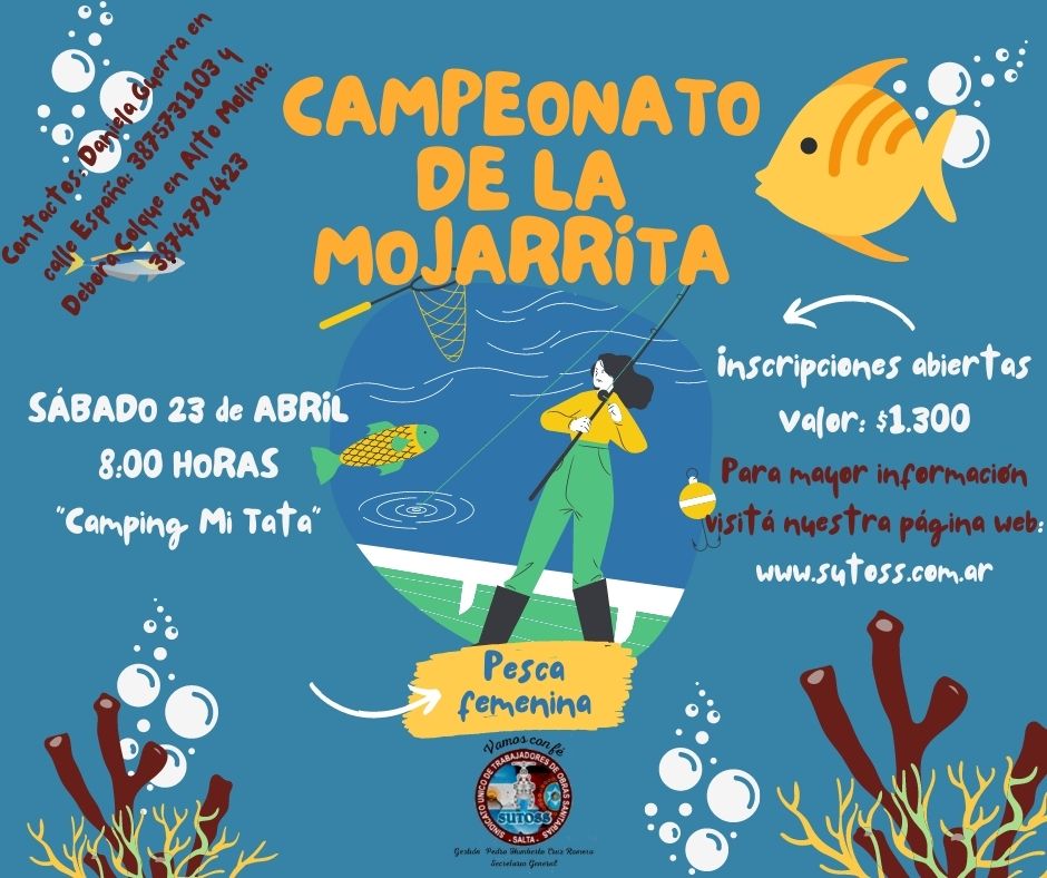 PESCA FEMENINA – CAMPEONATO DE LA MOJARRITA