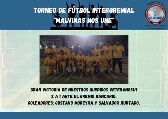 IMPRESIONANTE VICTORIA DE NUESTROS VETERANOS EN «MALVINAS NOS UNE»