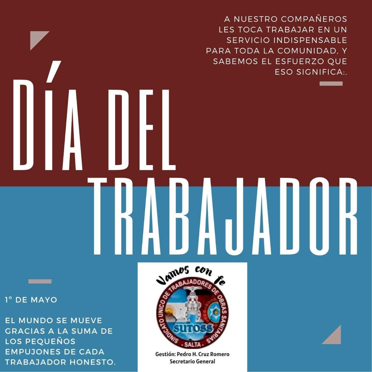 EN NUESTRO DÍA Y SIEMPRE, CAMINAMOS JUNTOS!