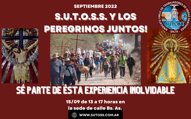 LOS PEREGRINOS Y LA FAMILIA SANITARISTA JUNTOS!