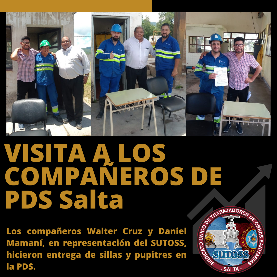 CUMPLIMOS! SUTOSS EN LA PDS