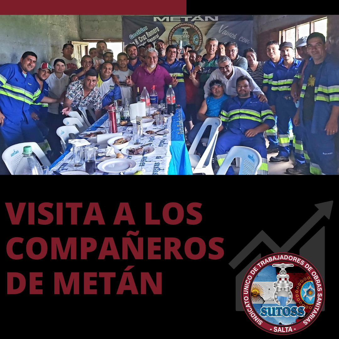 CONTINÚAN LAS VISITAS A LOS COMPAÑEROS DEL INTERIOR! GRACIAS METÁN!