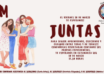 MARZO, MES DE LA MUJER. CHARLA VIVENCIAL. JUNTAS!