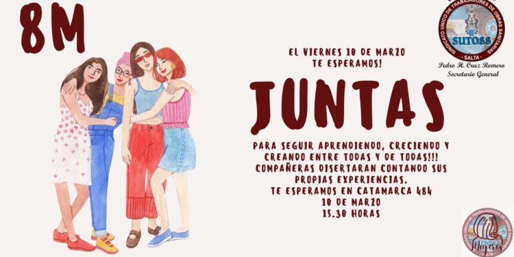 MARZO, MES DE LA MUJER. CHARLA VIVENCIAL. JUNTAS!