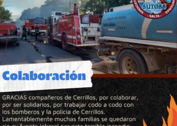 INCENDIO EN GALERÍA COMERCIAL DE CERRILLOS