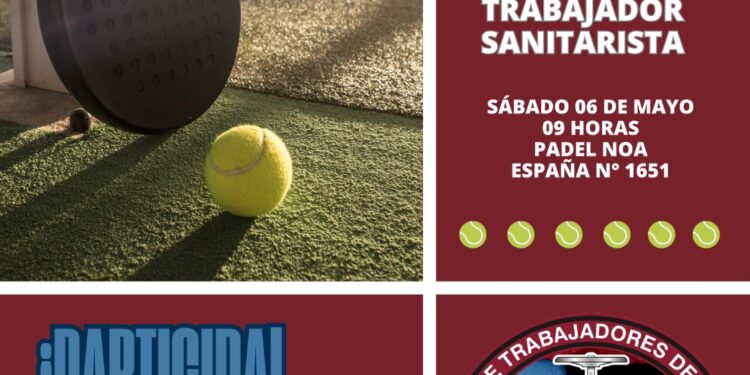 TORNEO DE PADEL MASCULINO POR EL DÍA DEL TRABAJADOR SANITARISTA