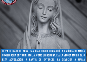 María Auxiliadora, protagonista del santoral del 24 de mayo