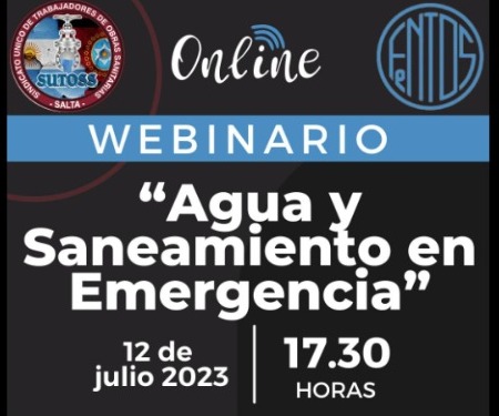 WEBINARIO sobre “Agua y Saneamiento en Emergencia”