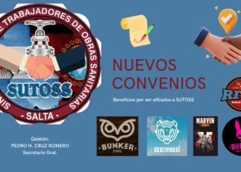 NUEVOS CONVENIOS PARA LOS AFILIADOS A S.U.T.O.S.S.