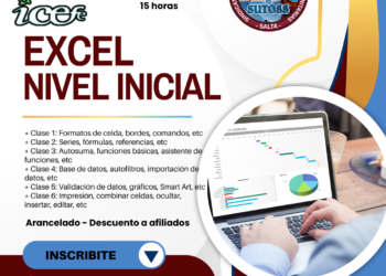 Capacitación on line: Excel Nivel Inicial