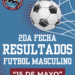 RESULTADOS DE LA 2DA FECHA DEL TORNEO 15 DE MAYO DE FÚTBOL MASCULINO