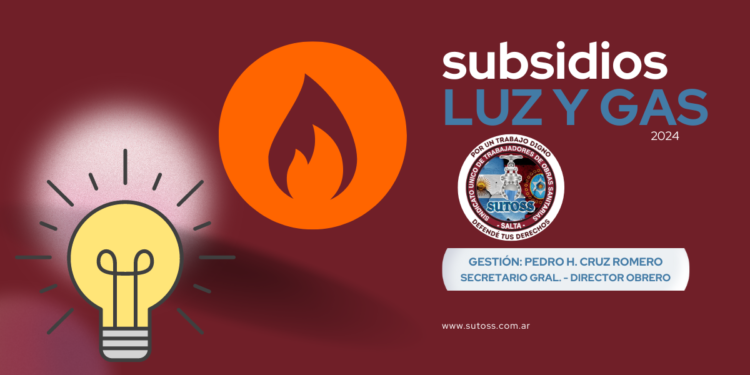 Hasta el viernes podés solicitar subsidios para servicios de luz y gas