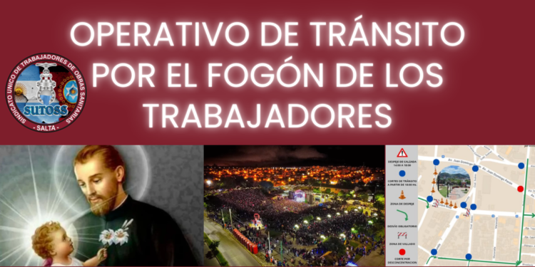 OPERATIVO DE TRÁNSITO POR EL FOGÓN DE LOS TRABAJADORES