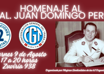 HOMENAJE AL GRAL. JUAN DOMINGO PERÓN