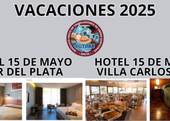 VACACIONES 2025 – TARIFAS ACTUALIZADAS SGBATOS EN MAR DEL PLATA Y VILLA CARLOS PAZ