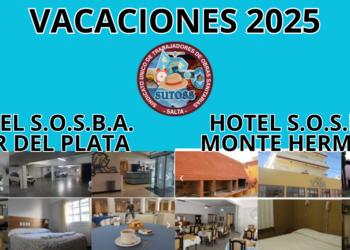 TURISMO 2025 – TARIFAS ACTUALIZADAS DE LOS HOTELES S.O.S.B.A. EN MAR DEL PLATA Y EN MONTE HERMOSO