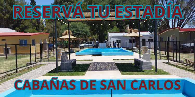 LAS CABAÑAS DE SAN CARLOS YA ABRIERON SUS PUERTAS!!!!