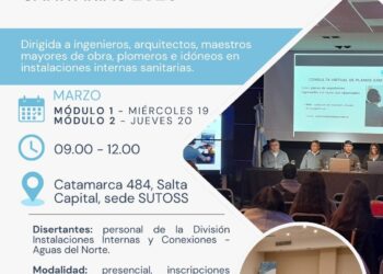 1era Jornada de actualización en instalaciones internas sanitarias 2025