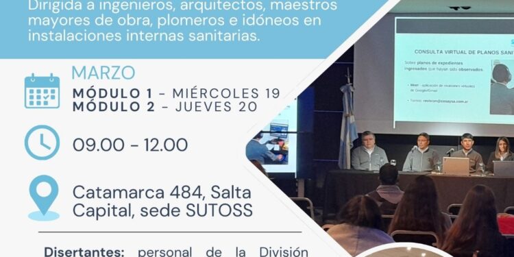 1era Jornada de actualización en instalaciones internas sanitarias 2025