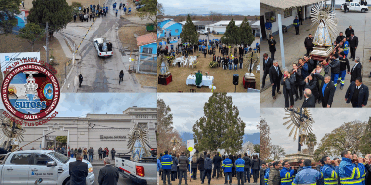 LAS IMÁGENES DEL SEÑOR Y LA VIRGEN DEL MILAGRO VISITARON NUESTRAS INSTALACIONES