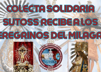 COLECTA SOLIDARIA PARA LOS PEREGRINOS DEL MILAGRO