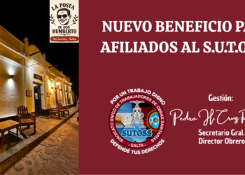 DESCUENTO PARA ADILIADOS AL SUTOSS EN SECLANTÁS